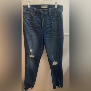 Abercrombie & fitch high-rise, super skinny ankle Jean